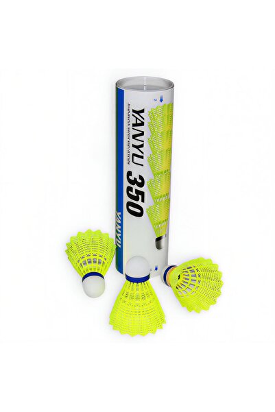 6'lı Profesyonel Badminton Topu Seti - Yüksek Hız ve Kusursuz Uçuş-Shuttlecock-Badminton Malzemeleri