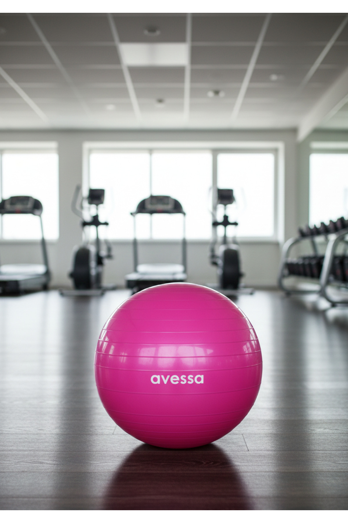 65CM Pilates Topu - Egzersiz - Yoga - Esneme - Boy Uzatma - Esneklik - Spor - Atletizm