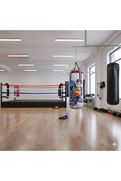 Dijital Baskı Çocuk Boks Torbası - Kum Torbası - Kickbox - Boks - Box - Kickboks - Spor - Dövüş
